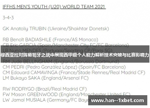 穆西亚拉对阵葡萄牙之战中展现西甲级个人能力解析技术突破与比赛影响力